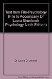 Test Item File for Invitation to Psychology, Fourth Edition