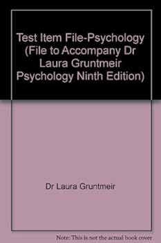 Paperback Test Item File for Invitation to Psychology, Fourth Edition Book