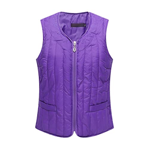 Chaqueta para mantener el calor chaleco de invierno mujer Zipper 1 XXL