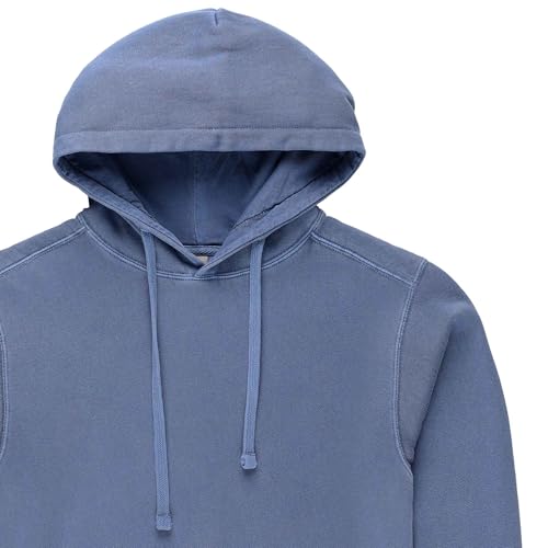 10oz Heavy Weight Pigment-Dyed Pullover Fleece Hoodie Relaxed Roomy Fit Cotton Blend Unisex Blanks Style 4173