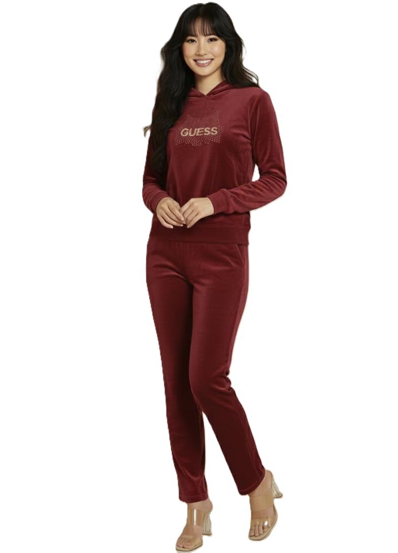 Women Soft Velvet Hoodie Tracksuit, Sweatshirt & Joggers Tracksuit, Co-ord Set For Womens & Girls, Winter Ultra Soft Loungwear-image-43