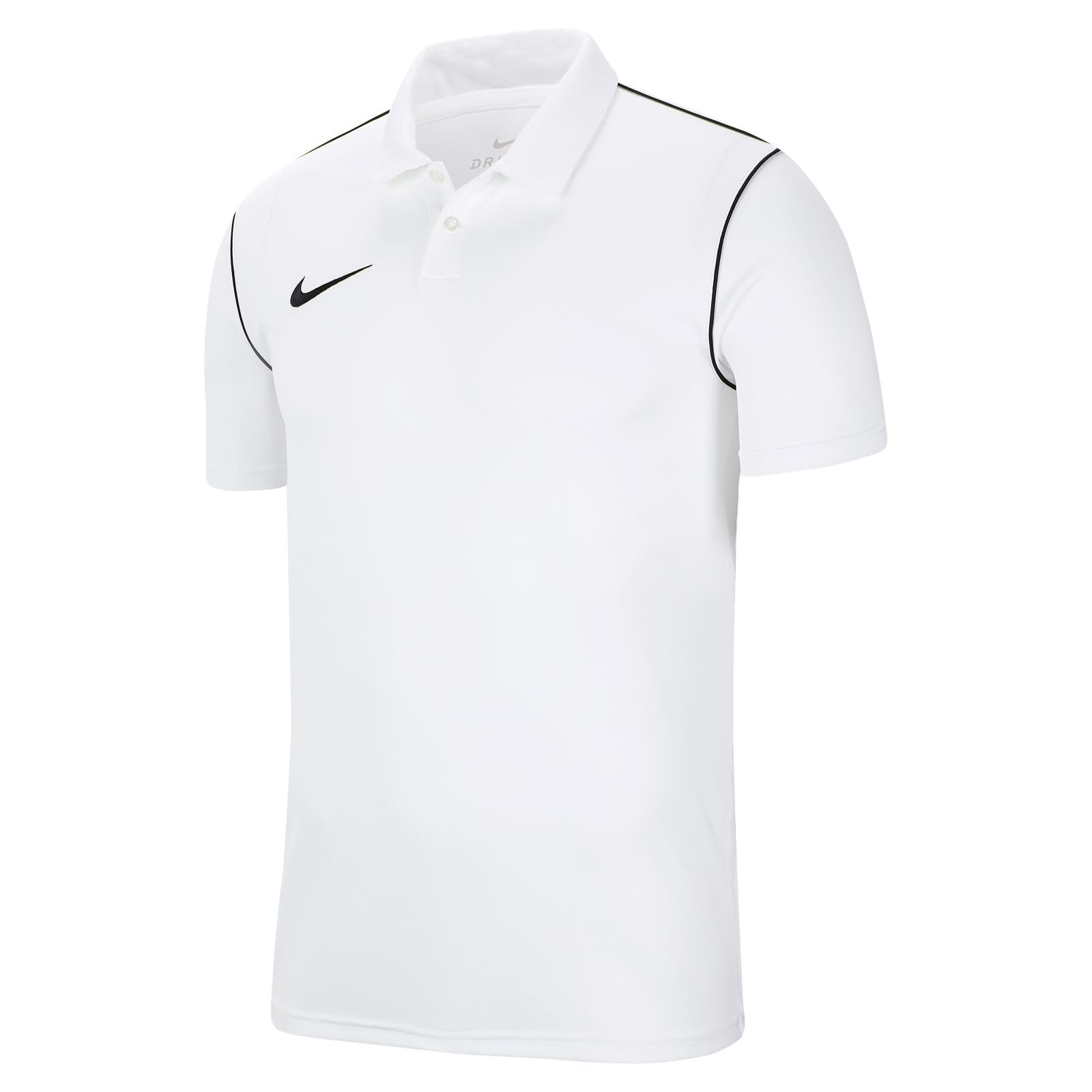 NIKE Mens Dri-fit Park Polo Shirt, White, S EU