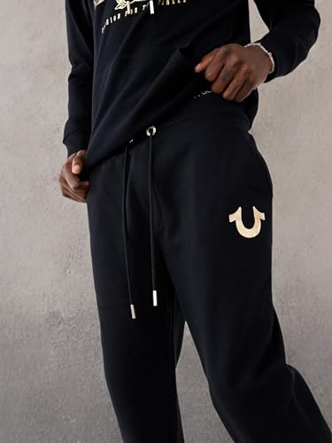 True Religion Men's Metallic Horseshoe Jogger4