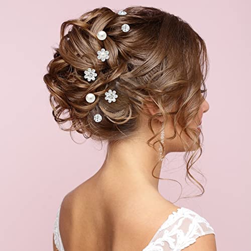 20Pcs Épingle à Cheveux de Mariage en Strass