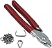 Price comparison product image Drake Off Road Red Straight Hog Ring Pliers Set& 450 Galvinized Hog Rings- for Upholstery Installation Kit car auto Seat Cover Heater Cooler