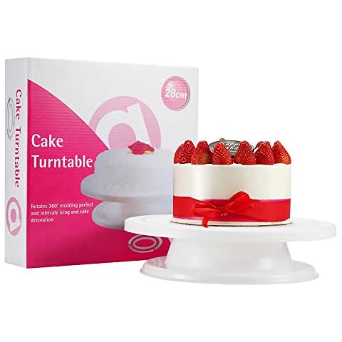 11 Inch Rotating Cake Stand for Decorating Cover