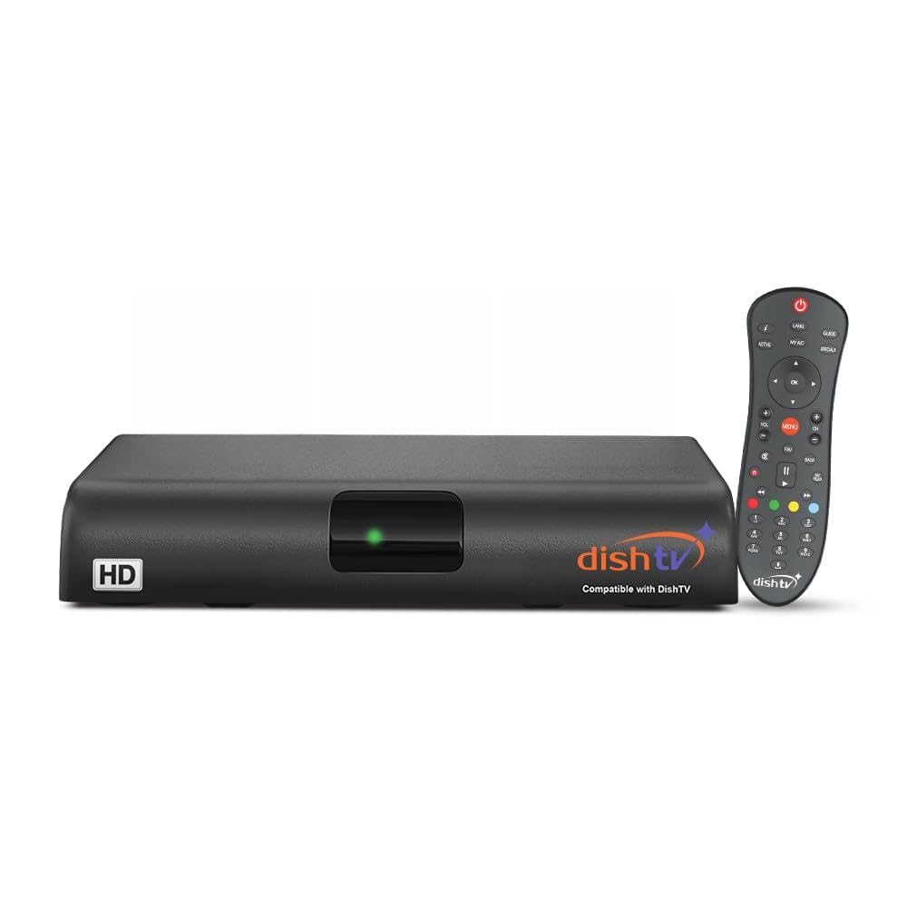 Dish TV HD Box with 1 Month Super Family HD - Hindi