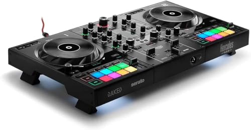 Image of Hercules DJControl Inpulse 500 MK2 2-Channel DJ Controller Bundle with Case, TRS-to-RCA Breakout Cable, and Austin Bazaar Polishing Cloth