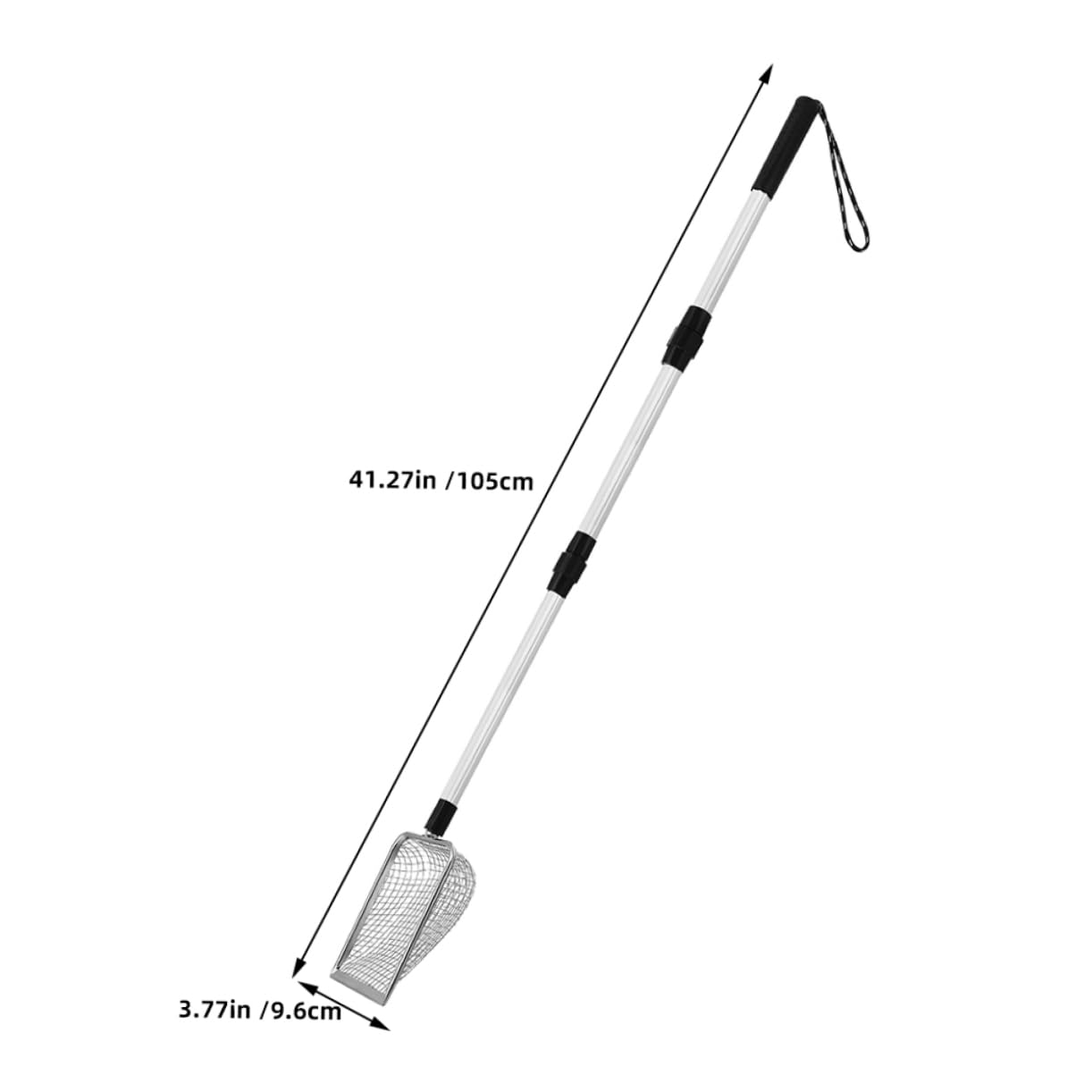 HOLIDYOYO Cat Litter Shovel Cat Scooper Shovel Cat Litter Scoop Holder Pet Supplies Cat Litter Scooper Home Litter Scoop Cat Litter Cleaning Accessory Chicken Black Stainless Steel