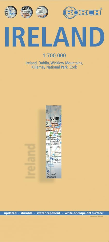 Ireland Road Map by Borch