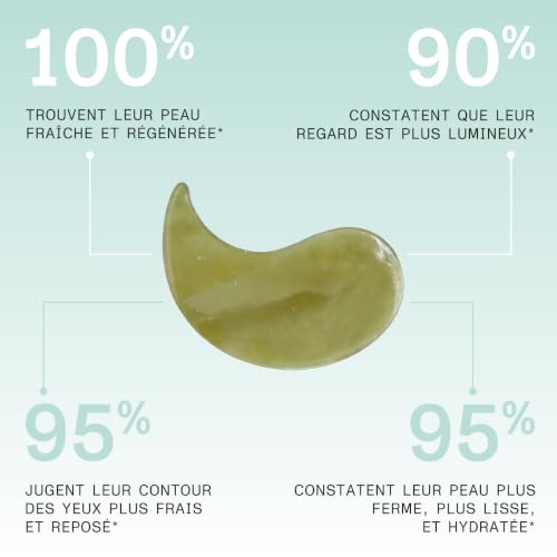 Patchs Anti-Cernes Aloe Vera et Collagène Marin,30 Paires de Patchs, 60 Total, Hydratants Contour des Yeux pour Réduire les Cernes, les Poches et les Signes de Fatigue, Formule Naturelle 98% – vue 8