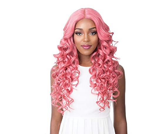 It's A Wig! Synthetic Swiss Lace Front Wig - Houston (PEACH/PINK)