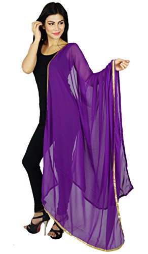 Viscose Chiffon Indian Scarves Women Wear Stole Neck Wrap Chunni Long Dupatta Gift For Her