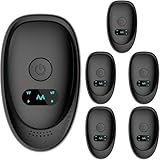 Ultrasonic Pest & Mouse Repeller Indoor, Ultrasonic Repellent Plug in, Mouse, Roach, Rodent, Bugs, Mosquito, Spider, Ant for Home, Kitchen, Office, Warehouse, Hotel 6 Packs Black