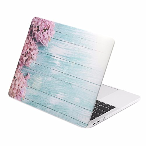 TOP CASE MacBook Pro 13 inch Case 2019 2018 2017 2016 Release A2159 A1989 A1706 A1708, Floral Pattern Rubberized Hard Case Compatible MacBook Pro 13