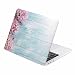 TOP CASE - Macbook Pro 13 Case Release 2017 & 2016, Floral Pattern Rubberized Hard Case for MacBook Pro 13-inch A1706 with Touch Bar / A1708 without Touch Bar ( Release 2017 & 2016 ) - Pink Hyacinth
