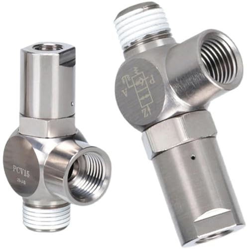 Clapet anti-retour pneumatique PCV08 anti-retour d'air comprimé pour raccordement tubulaire