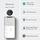 Bestray Air Tracker Tags 4er Pack, Smart Tracker funktioniert mit Find My App (nur iOS), Gepäck-Tracker für Schlüssel, Rucksack, Geldbörse, austauschbarer Akku, IP67 wasserdicht