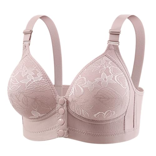 Cocila Sujetadores Mujer Women's Fashionable and Casual Thin Breathable Wire Anti Sagging Comfortable Front Style Bra Sujetador Espalda Descubierta Push Up Top Sin Aros Aro con Relleno Pack