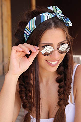 StyleBREAKER Occhiali da sole rotondi montatura