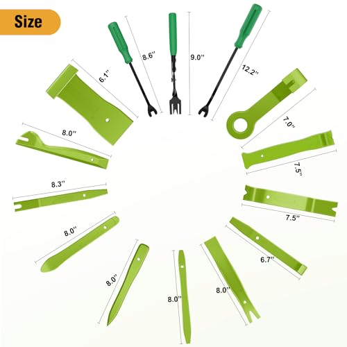 Image of GOOACC 238Pcs Trim Removal Tool Auto Push Pin Bumper Retainer Clip Set