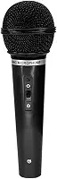 Microfone Dinâmico Profissional com Fio, Corpo Metálico, Conector P10 (1, preto)