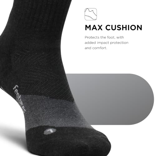 Image of Feetures Trail Max Cushion Mini Crew Sock - Hiking Socks for Men & Women