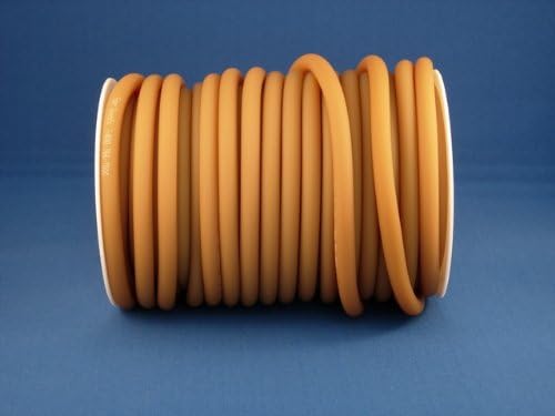 Amber Latex Tubing - 3/16'' x 5/16 x 1/16'' wall (50 feet)