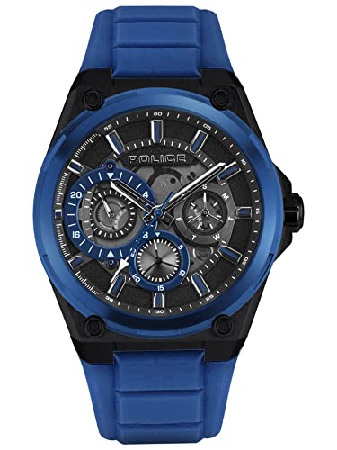 Montre Police Salkantay PEWJQ2203240 Homme Idée Cadeau Idéale avec Bracelet Silicone