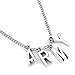 Pppby Lettre Collier Lettre Pendentif Collier Pendentif Alphabet Ton Argent Collier BTS Collier BTS Bulletproof Youth League Jimin Fan Army Alphabet Collier
