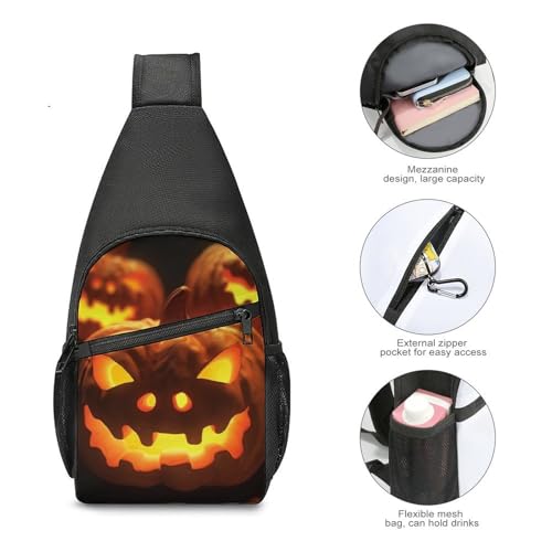 Morrales Urbana Bolsa tipo Sling para hiking y uso casual miniatura 5