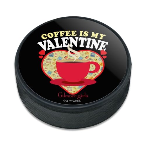 Gilmore Girls Coffee is my Valentine Ice Hockey Puck
