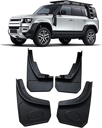 Paraspruzzi per auto per Land Rover Defender 2020-2021 Paraspruzzi anteriori anteriori personalizzati Paraspruzzi Set Parafanghi Parafanghi Accessori, 4 pezzi