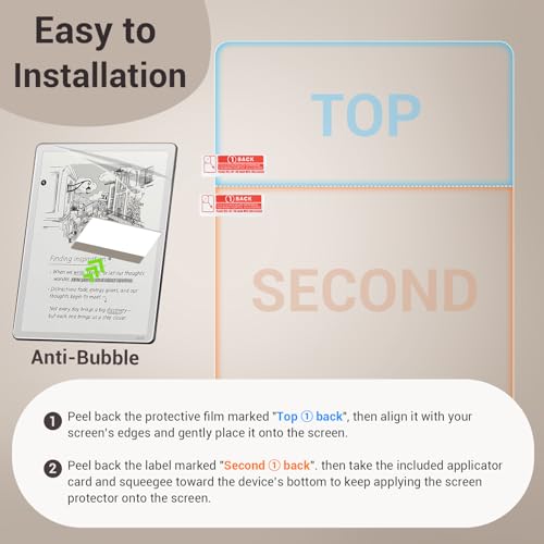 Image of CoBak 3 Pack Anti-Glare Matte Screen Protector for 11 inch Kindle Scribe 3rd Generation 2025, Kindle Scribe Colorsoft - High Clarity, Fingerprint Resistant, Anti-Bubble PET Film