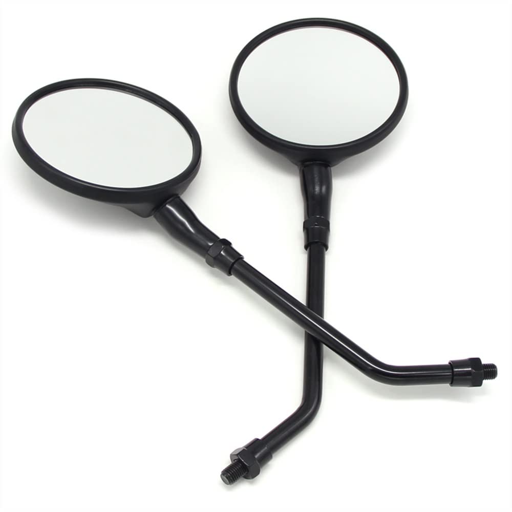 Espejos laterales negros de ABS con soporte anti vibración para Honda CB400SS CL400