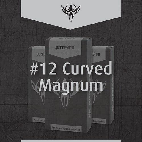 Precision Needles Tattoo Needles #12 (0.35Mm) Magnum Curved Weaved 2Mm Long Taper cover