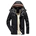 Produktbild Felicove Männer Winter Verdickung Kapuzenmantel Übergröße Oberbekleidung Wintermantel Winterjacke Baumwollmantel