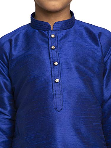 Image of KRAFT INDIA Boys Silk Kurta Churidar