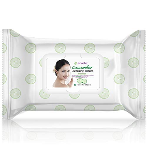 Cucumber (1Pk) Epielle Cucumber Cleansing Tissues, 60 Counts (1 Pack