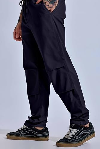 Image of FTX Men Solid Cotton Regular Fit Multicolor Track Pant