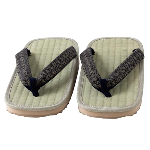 Asayu Japanese Traditional Igusa Setta Sandals, Made in Japan Tatami Zori, Moisture Absorbent, Odour Resistant "Asanoha"4