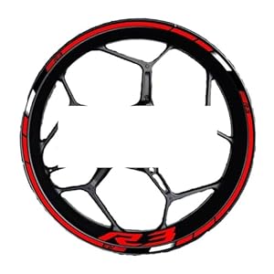 Accessories For Y&Amp;Amaha For Yzf R3 Motorcycle Wheel Hub Waterproof Reflective Rim Stickers Front And Rear Decal Decoration 3 41va2+