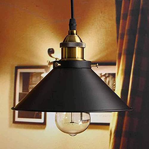 Lámpara colgante vintage E27 ideal para salones rústicos y cafeterías retro
