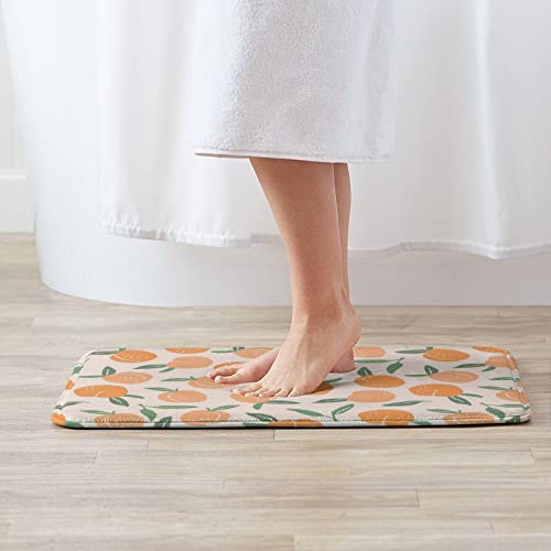 Peach Bathroom Rugs Non-Slip Microfiber Soft Bath Mats Washable Floor Rug Carpets Entryway Door Mat For Doormats Tub Shower Decor #TOP5