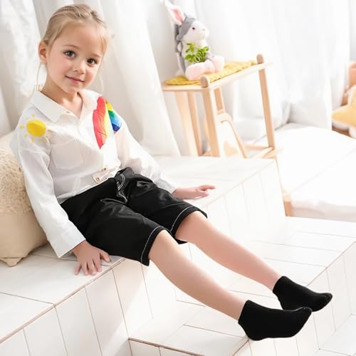 24 Pairs Girls Socks Ankle Athletic Running Low Cut Sports Socks for Girls Boys4