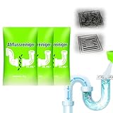Rohrreiniger Extrem Stark, 2025 Neu Upgrade Hochwirksamer Rohrreiniger Extrem Stark Mit Aktivschaum WC Reiniger Entkalker Geeignet für Waschbecken Abwasserkanäle Toiletten Badezimmer (3PCS)