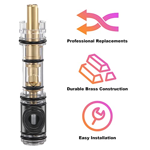 image for Enhon 2 Pack Dual Seal Cartridge Replacement Compatible with Moen 1225