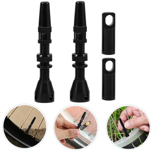 Tapas de válvula para bicicleta Beaupretty, 4 piezas miniatura 7