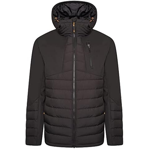 JCB Trade Black Hybrid Padded Jacket Cover