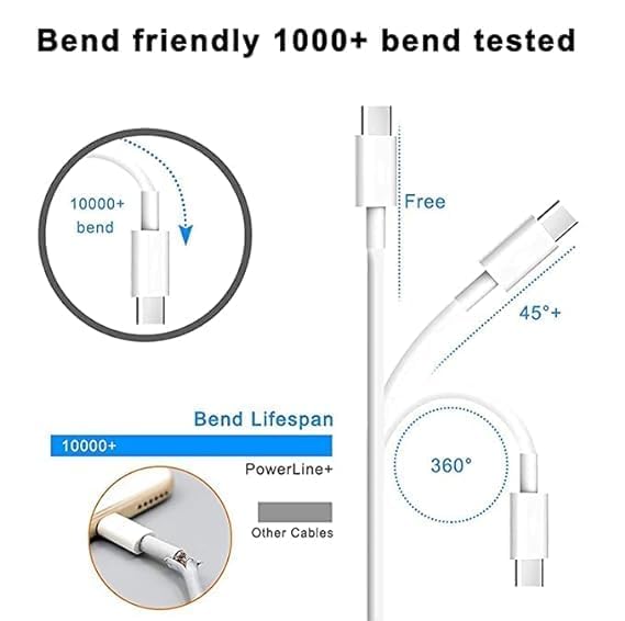 Image of Original 25W C-Type Super Fast Cable for Samsung Galaxy S21 /S21+ /S21 Ultra /S20 /S20+ /S20 Ultra /Note 20 /Note 20 Ultra /Note 10 /Note10+ M51 /M42 /F23 5G /M53 5G (Only Cable) (fast103)